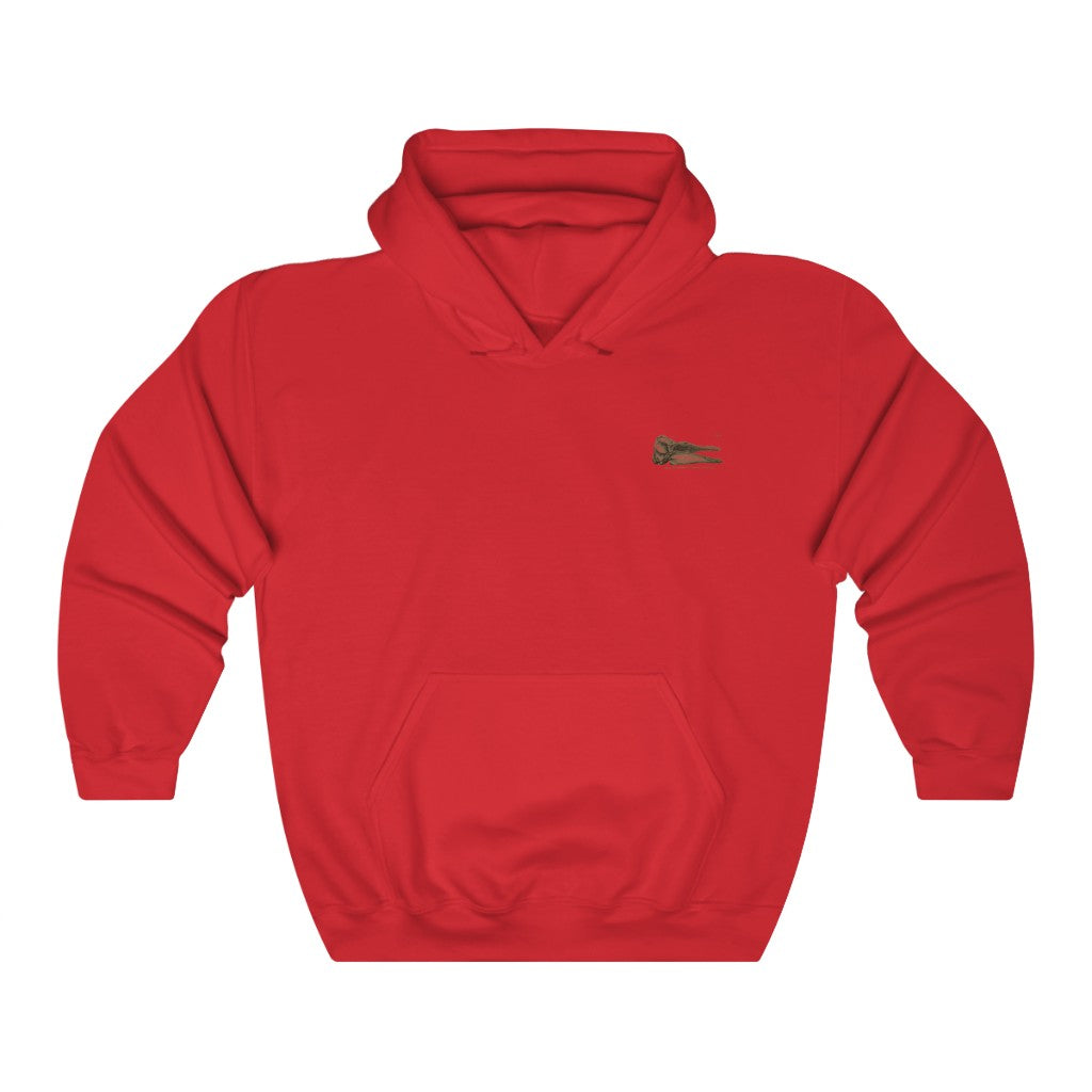 Short-finned Pilot Whale Skull Profile Hoodie