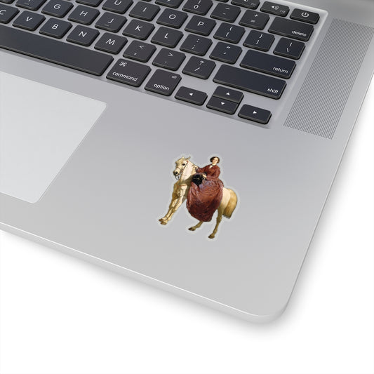 Empress Eugenie on Horseback Sticker