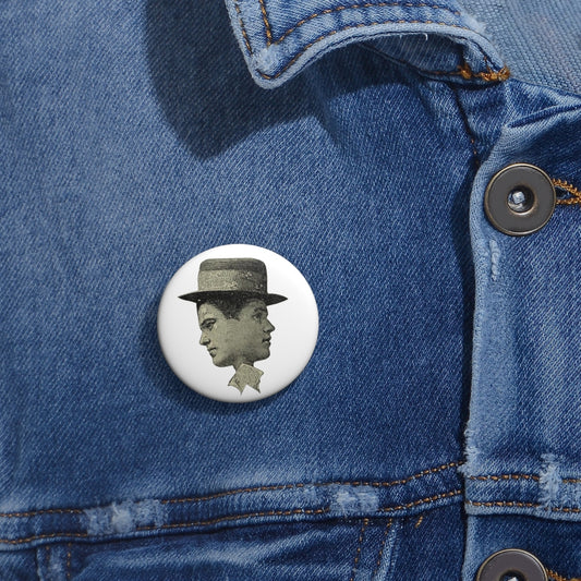 The Confidence-Man White Pin