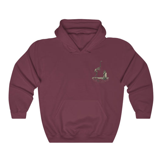 Moa and Maori Warrior Hoodie