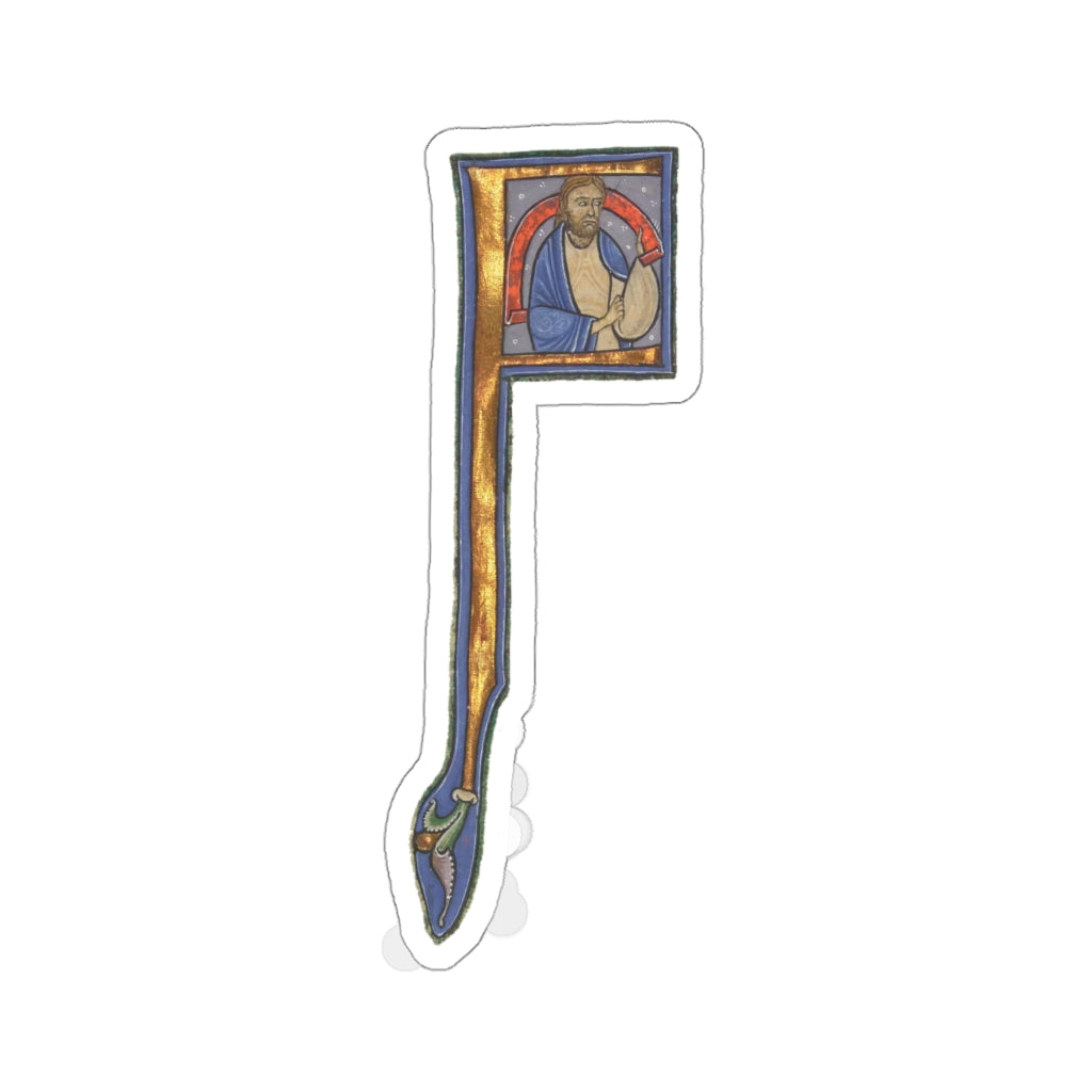 Illuminated Jesus Sticker