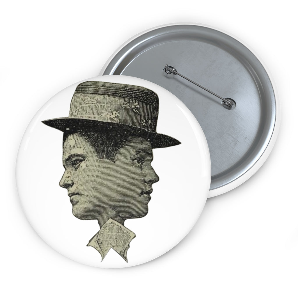 The Confidence-Man White Pin