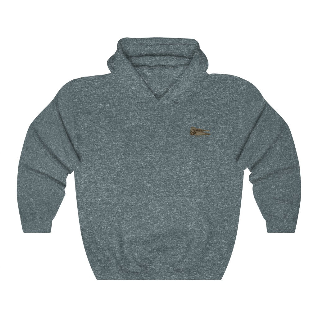 Short-finned Pilot Whale Skull Profile Hoodie