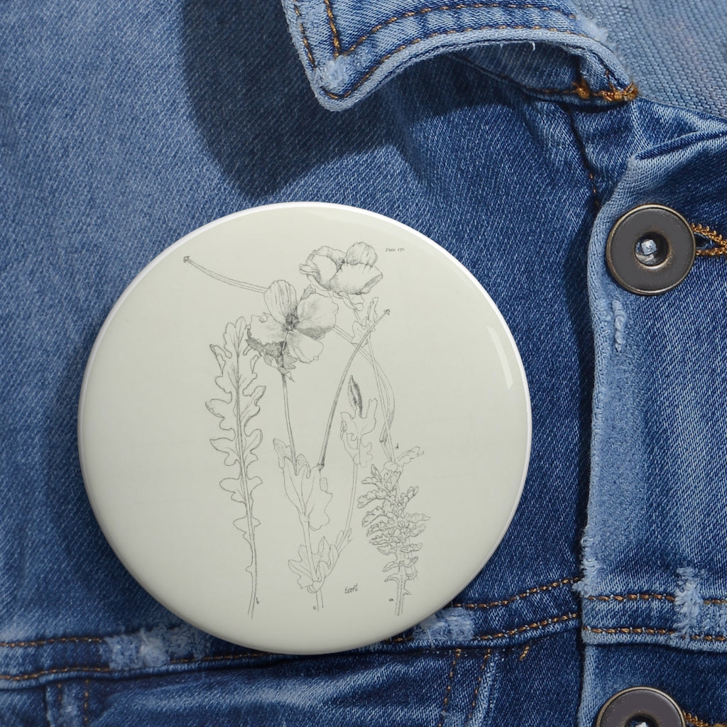 Yellow Horned Poppy Pin