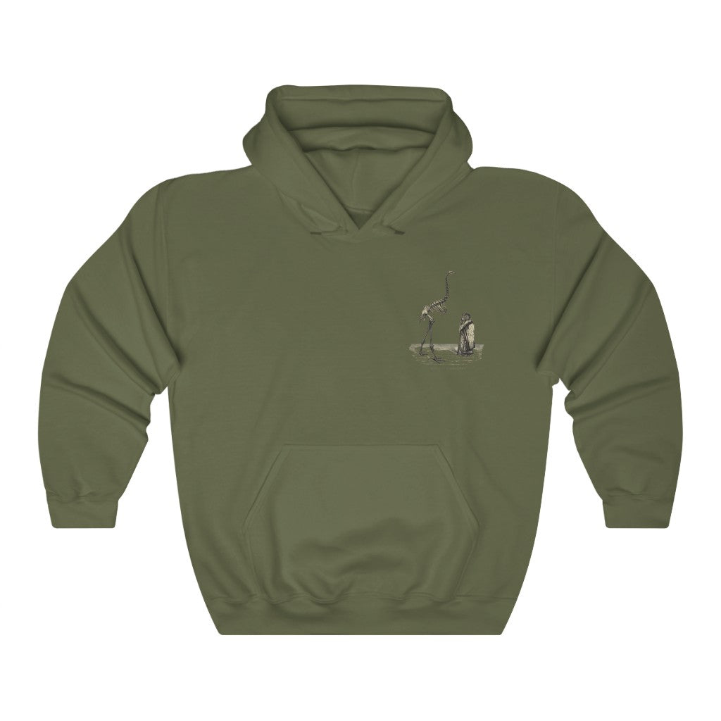Moa and Maori Warrior Hoodie