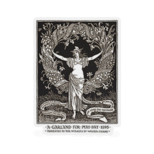 A Garland For May Day Sticker