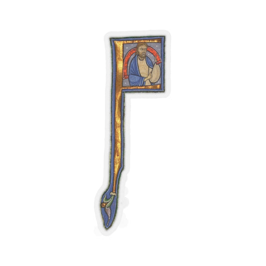 Illuminated Jesus Sticker