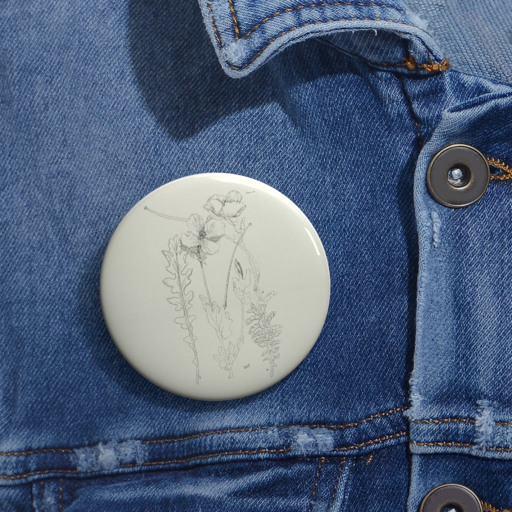 Yellow Horned Poppy Pin