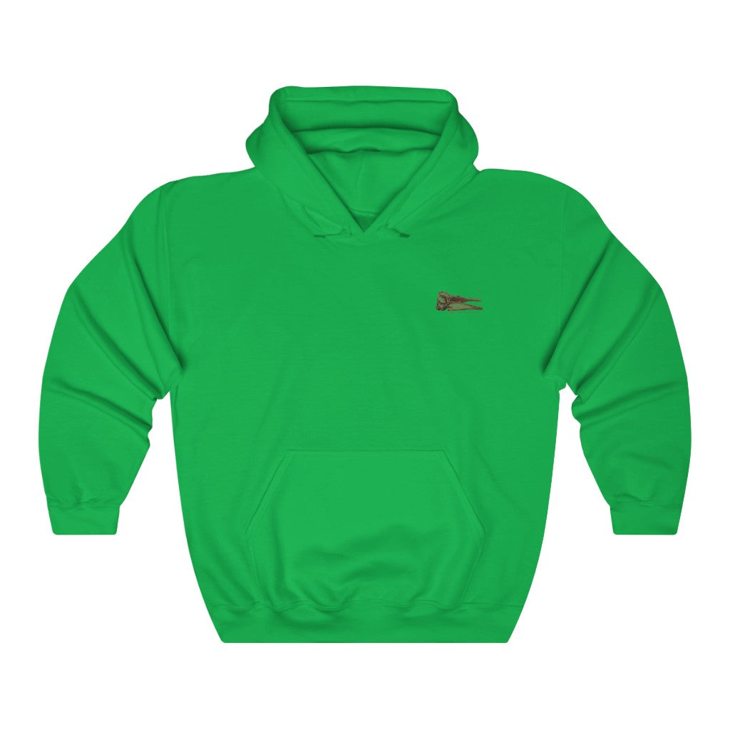 Short-finned Pilot Whale Skull Profile Hoodie