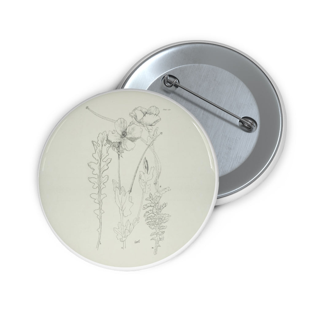 Yellow Horned Poppy Pin
