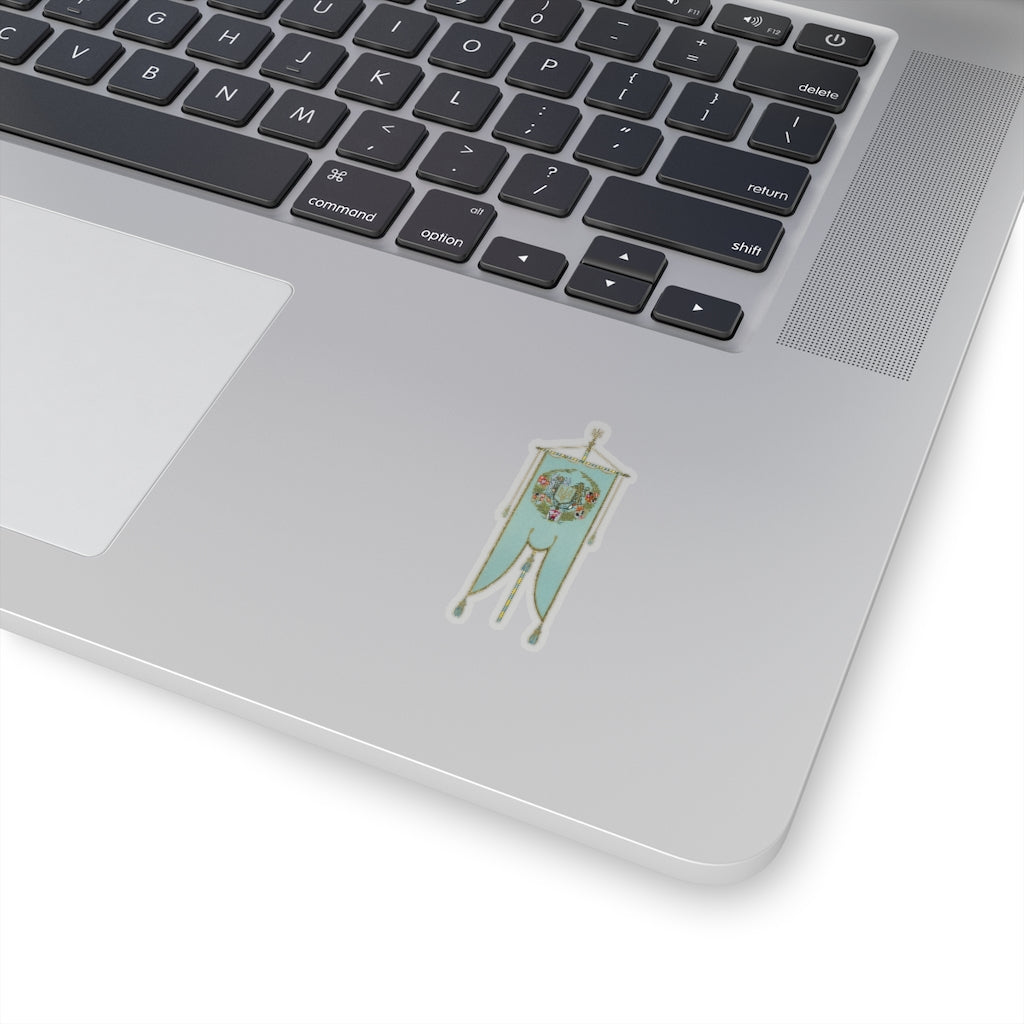 Ukraine Coat of Arms Banner I Sticker