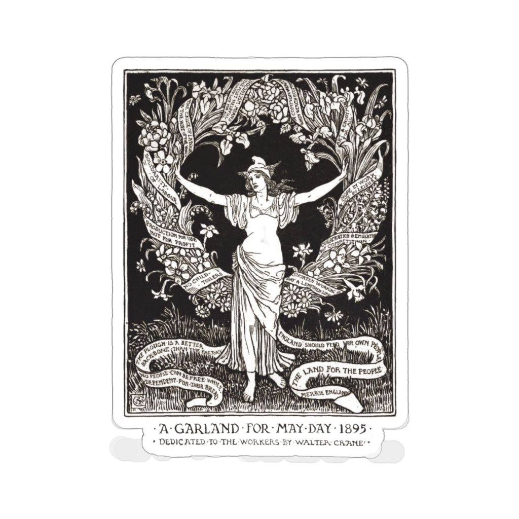 A Garland For May Day Sticker