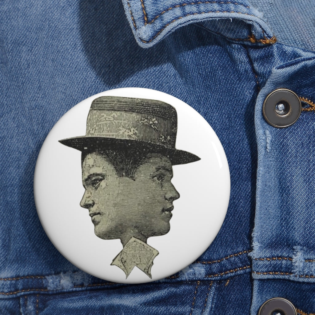 The Confidence-Man White Pin