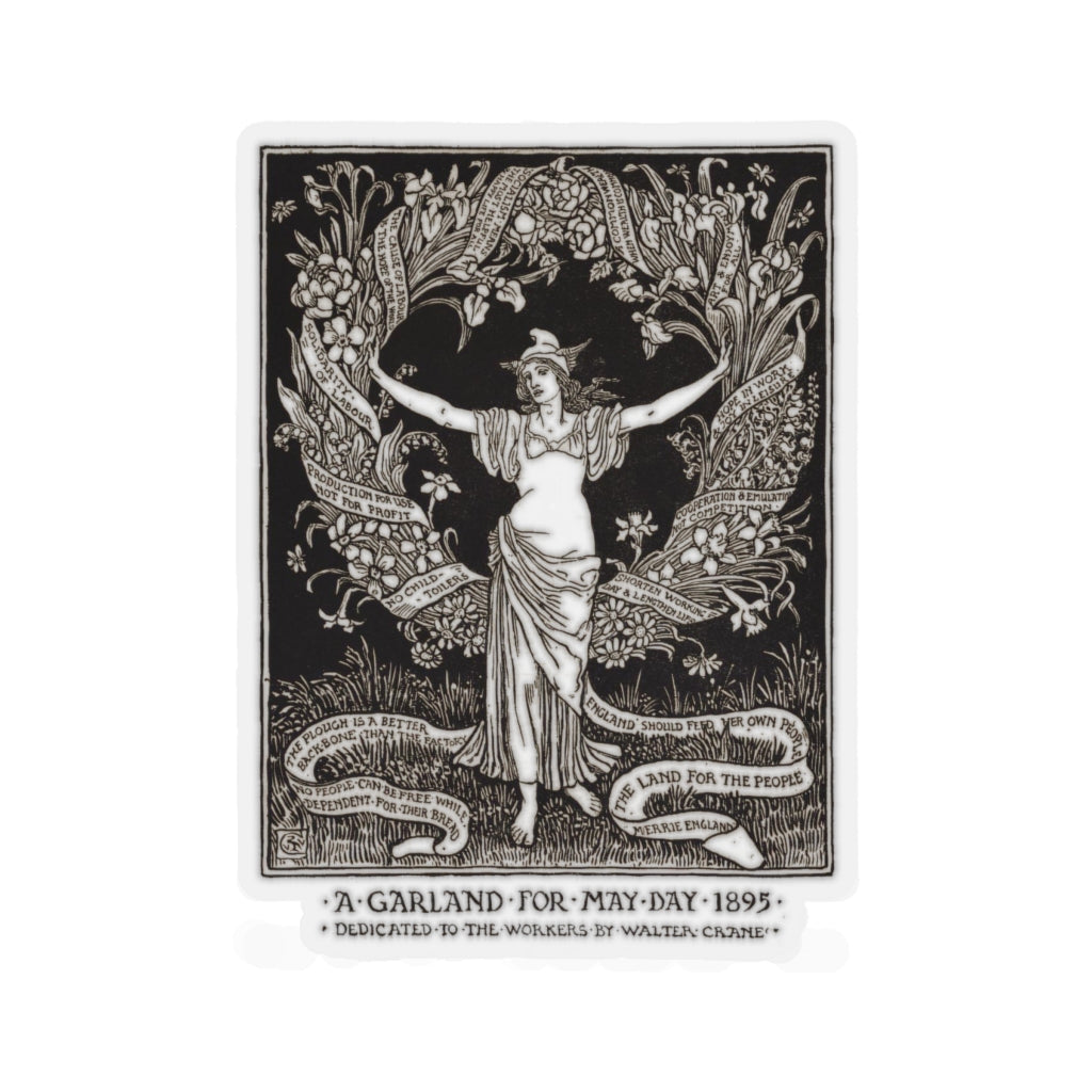 A Garland For May Day Sticker