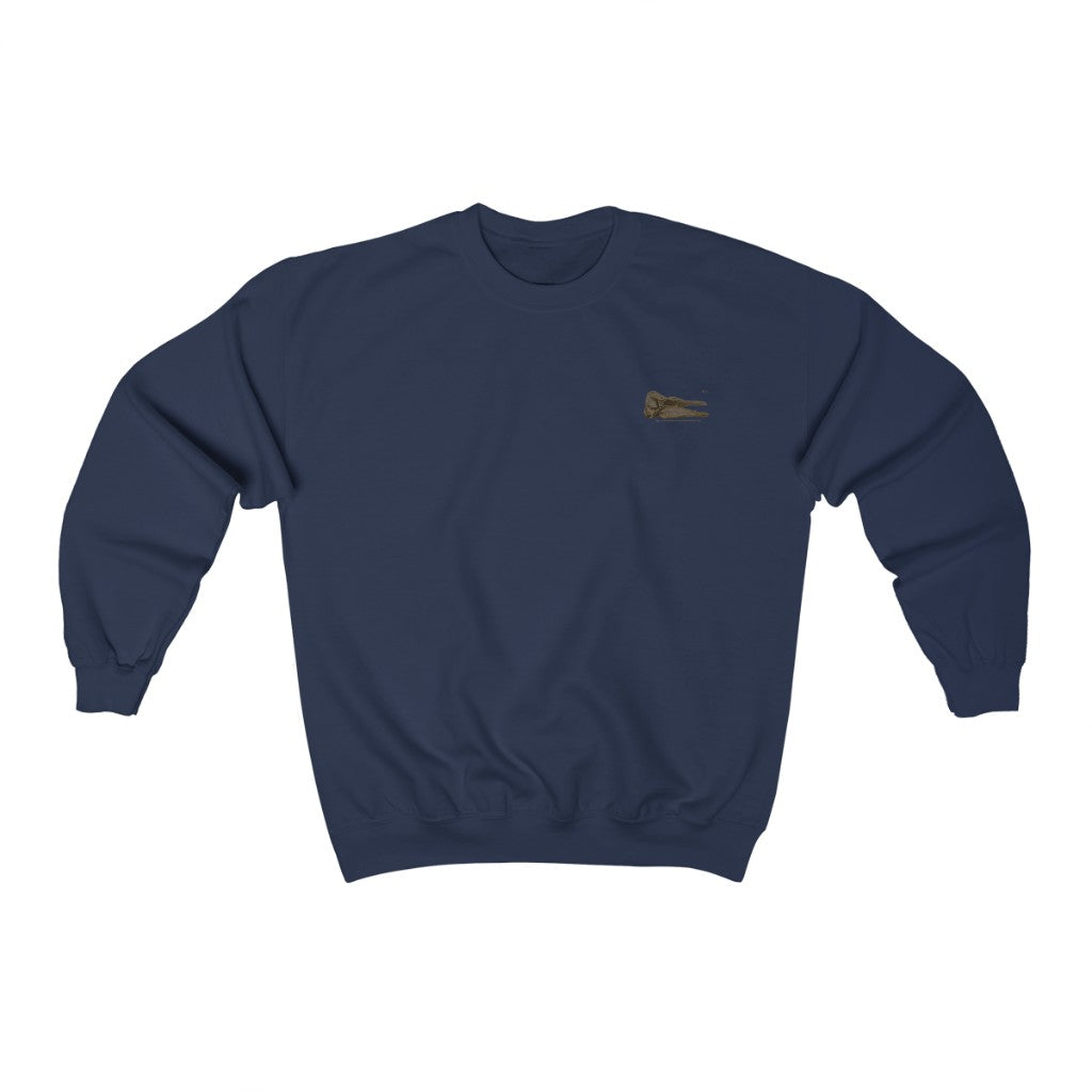 Short-finned Pilot Whale Skull Profile Sweatshirt
