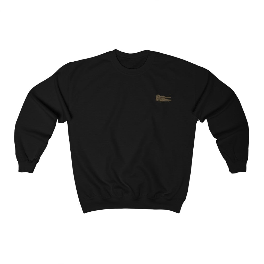Short-finned Pilot Whale Skull Profile Sweatshirt